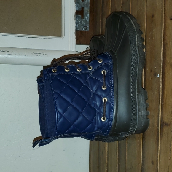 Sperry brown and blue boots size US 8 - Picture 2 of 6